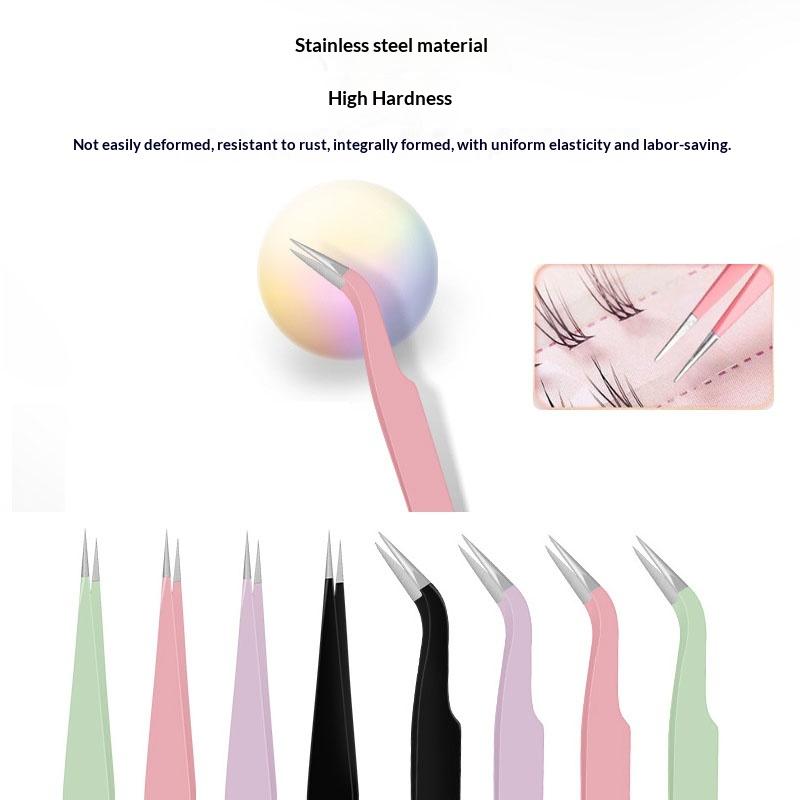 Eyelash Extension Or Extensions - Precision Lash Tweezers Stainless Steel 2PCS