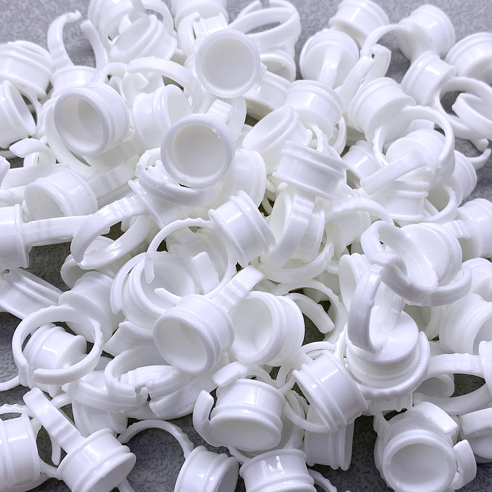 100Pcs Disposable Glue Ring Cu - Eyelash Extension Class review and price