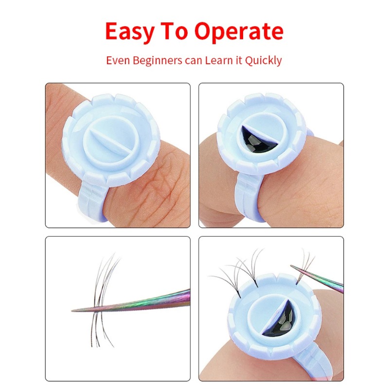 100 Pcs Disposable Eyelash Glu - Eyelash Extension Class review and price