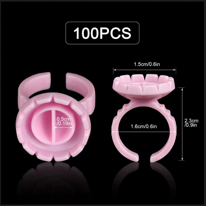 100 Pcs Disposable Eyelash Glu - Eyelash Extension Class review and price