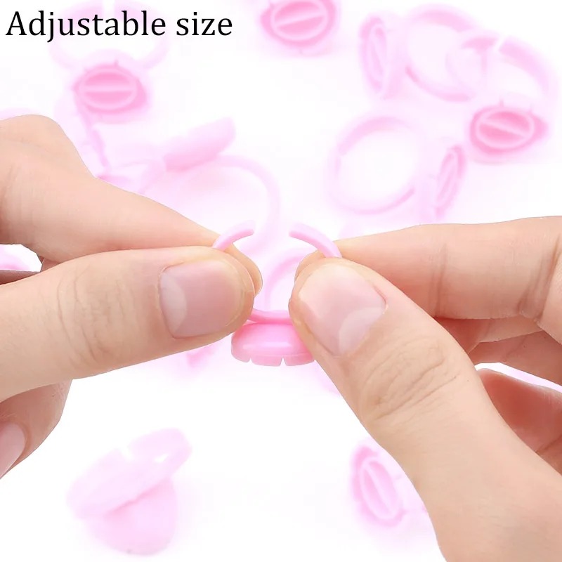 100 Pcs Disposable Eyelash Glu - Eyelash Extension Class review and price