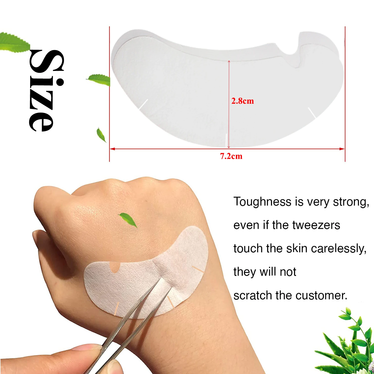 50/100PCS U Shape Eyelash Pads - Eyelash Extension Eye Mask review and price