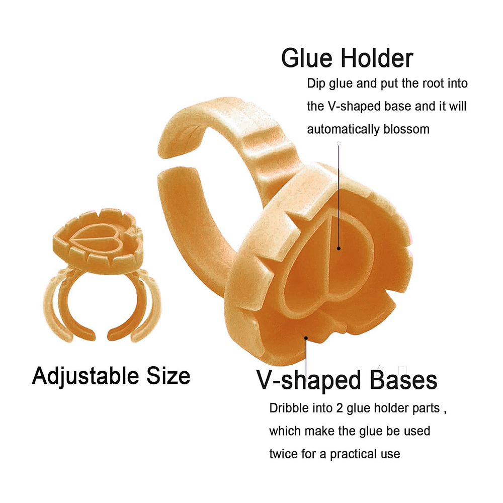 500PCS Glue Rings for Lash Ext - Eyelash Extension Class review and price