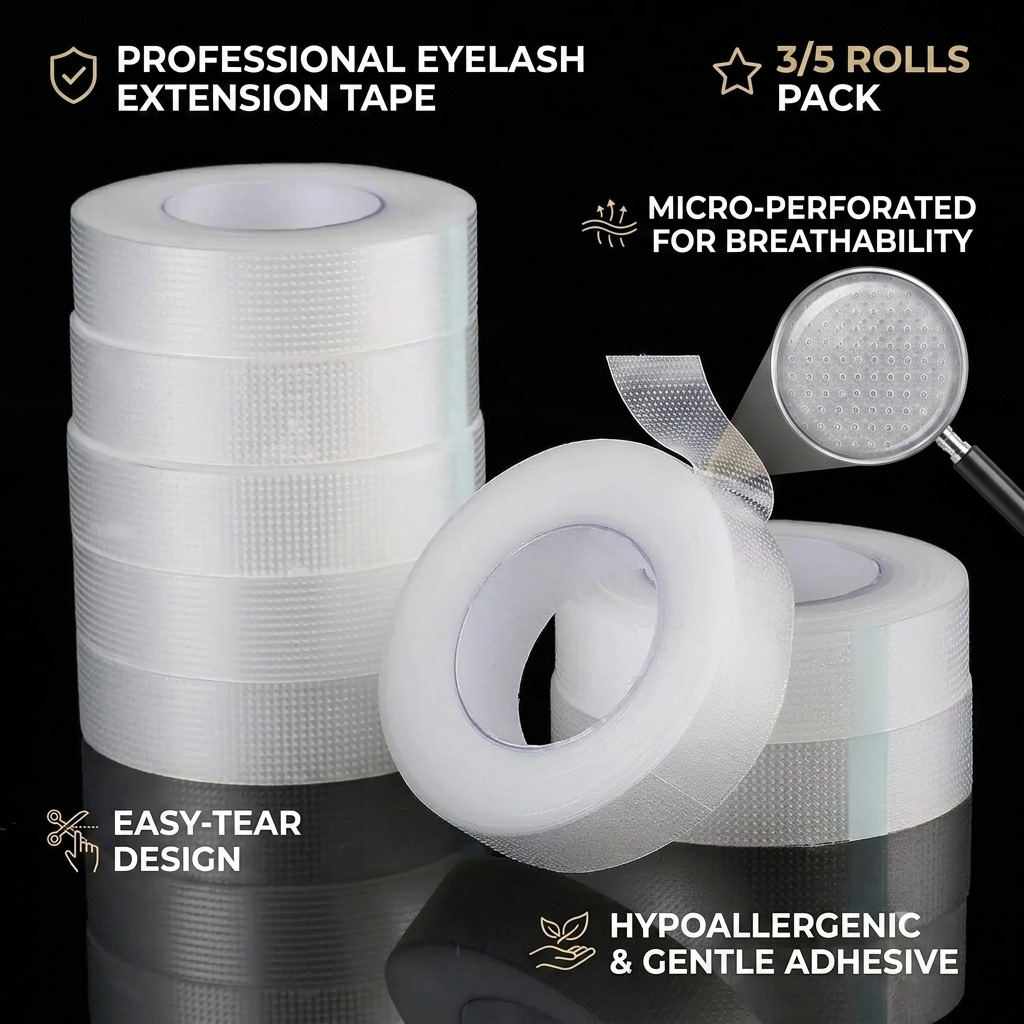 3/5 Rolls PE Lash Tape Breatha - Eyelash Extension Eye Mask review and price