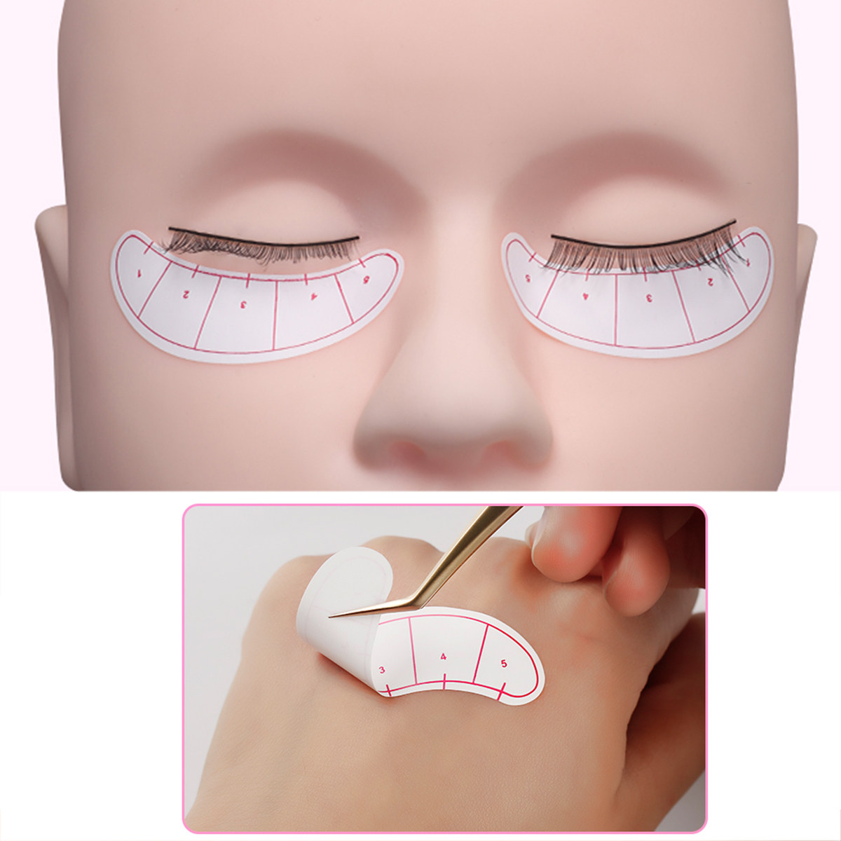 1Pack Eyelash Isolated Sticker - Eyelash Extension Is Safe review and price