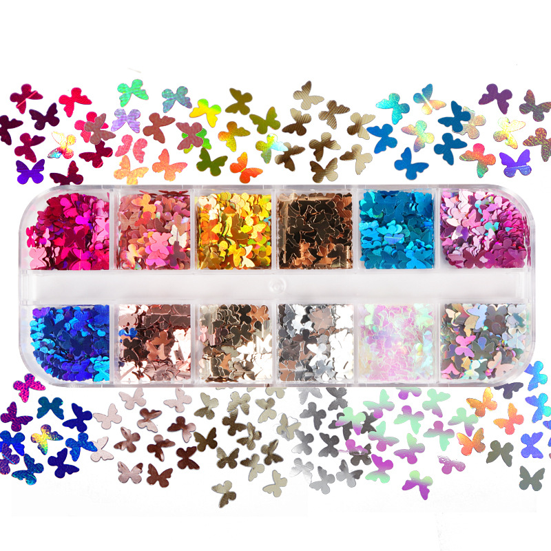 Mix Color Fluorescent Butterfl - Eyelash Extension Class review and price